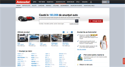 Desktop Screenshot of anunturi.automarket.ro