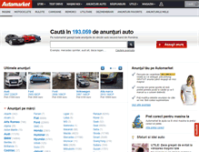 Tablet Screenshot of anunturi.automarket.ro